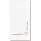 Corner Text with Autumn Leaf Design Deville Guest Towels Image 1 of 2
